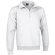 Sudadera de felpa con media cremallera Valento personalizada blanca