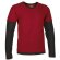 Camiseta doble manga larga denver de Valento 160 gr Valento personalizada roja
