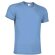 Camiseta cuello redondo ligera Valento azul claro barata