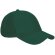 Gorra Odyssey Valento de sarga de algodón transpirable Verde botella