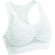Top deportivo mujer Marina sin costuras transpirable vigoré Blanco