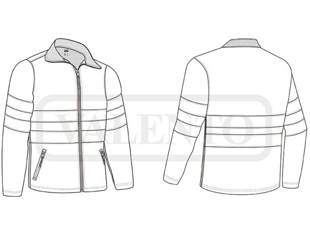 Chaqueta de alta visibilidad hombre de softshell 350 g/m2 Wutan detalle 1