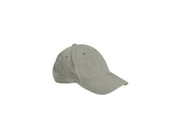 Gorra con ojetes bordados en 6 paneles Valento beige barata