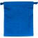 Bolsa Laila de poliéster con tacto algodón y cordón Azul royal