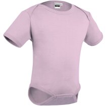 Body de bebé en manga corta Valento rosa personalizado