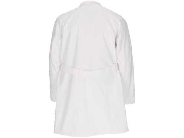 Bata de trabajo Doctor sarga mezcla con bolsillos reforzados detalle 4