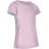 Camiseta niña manga corta Penelope algodón ring spun 160 g/m² Rosa pastel