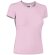 Camiseta de mujer ajustada de algodón 190 g/m2 Rosa pastel
