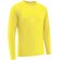 Camiseta térmica elástica Syrax con tecnología seamless Amarillo limón