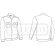 Chaqueta de trabajo River sarga algodón azul marino orión detalle 1