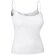 Camiseta tirante fino de mujer Valento blanca grabada