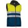 Chaleco de seguridad acolchado bicolor Valento personalizado amarillo