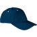 Gorra de béisbol valento sandwich con logotipo personalizable Azul marino orion/beige arena