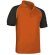 polo de manga corta combinado venur de valento 220 gr valento personalizado naranja