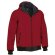 Chaqueta técnica con capucha de adulto Valento personalizada roja