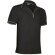 Polo de manga corta unisex de golf 220 gr Valento negro merchandising