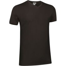 Camiseta Fresh de algodón ring spun con cuello pico en blanco