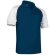 Polo de manga corta combinado venur de Valento 220 gr Valento personalizado azul