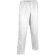 Pantalón clásico sanitario con cremallera Valento blanco personalizado