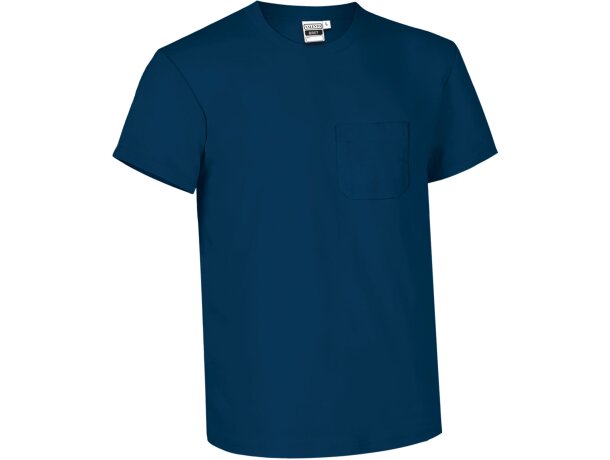 Camisetas impresas BRET con bolsillo funcional y cuello canalé detalle 5