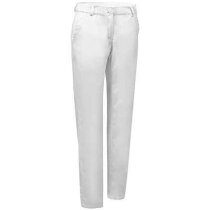 Pantalón multiusos con bolsillos para mujer Valento blanco