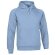 Sudadera de felpa con capucha Valento azul claro barata