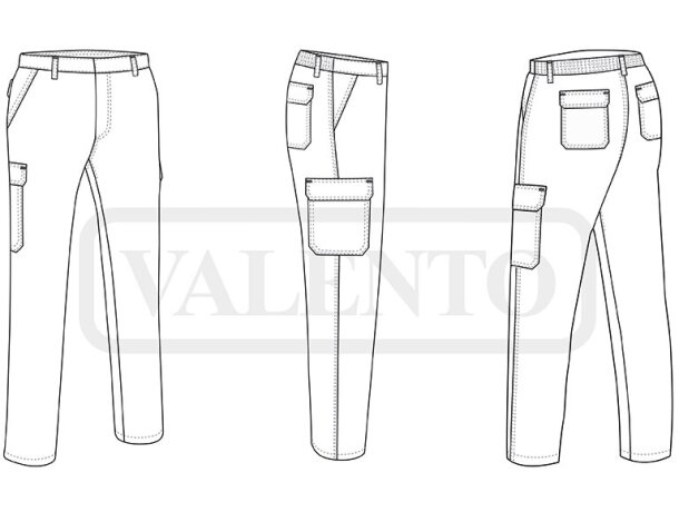 Pantalón ignífugo Flash algodón tratamiento FR certificado detalle 1