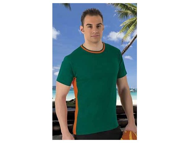 Camiseta manga corta combinada 160 gr Valento Valento para empresas
