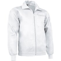 Chaquetas de poliéster-algodón cierre de cremallera