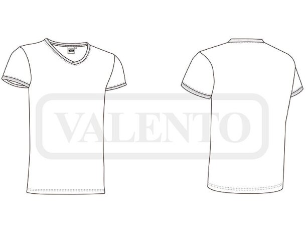Camisetas de manga corta estampadas 100% algodón 160 g/m2 detalle 1
