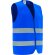Chaleco alta visibilidad Morgan con bandas reflectantes Azul royal
