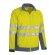 Chaqueta reflectante poliéster-elastano tejido bi-elástico cortavientos Azul acero/gris cemento