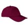 Gorra de 6 paneles en algodón grueso y colores combinados Valento verde claro