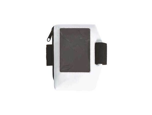 Funda de móvil deportiva para el brazo Valento blanca
