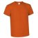 Camiseta manga corta de 160 gr 100% algodón Valento naranja