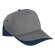 Gorra sencilla con acabados especiales Valento personalizada gris