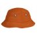 Gorro de sarga con oyuelos Valento naranja