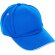 Gorra Play de algodón sarga con ajuste velcro adulto Azul royal/blanco