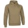 Sudadera de felpa con capucha Valento arena con logo