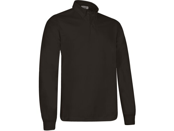 Polo técnico Kritan manga larga piqué térmico antibacteriano detalle 5