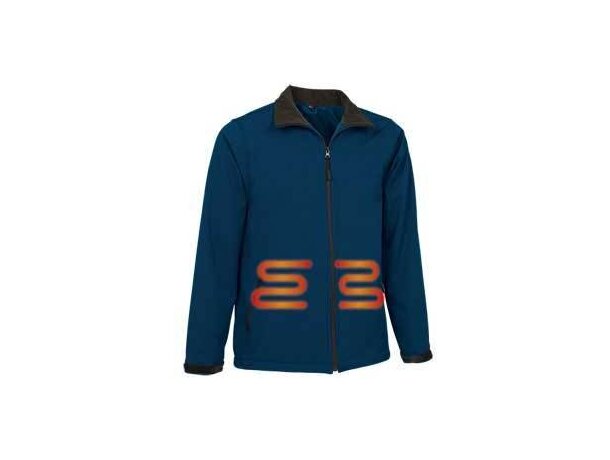 Chaqueta técnica calefactable de hombre Valento azul merchandising
