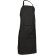 delantal con amplio bolsillo central Valento personalizado negro