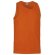 Camiseta unisex de tirantes algodón Valento naranja