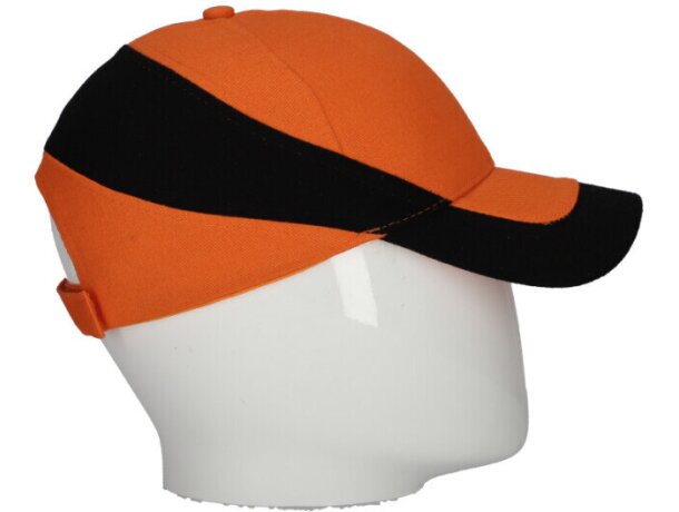 Gorra bicolor Duran de Valento para merchandising corporativo detalle 5