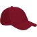 Gorra Odyssey Valento de sarga de algodón transpirable Rojo loto