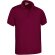 Polo manga corta diversos colores unisex poliéster 170 g/m2 Granate caoba