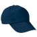 Gorra de niño en algodón con 5 paneles Valento azul con logo