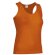Camiseta de tirantes mujer lisa Valento naranja