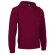 Jersey de cuello alto y media cremallera Valento burdeos merchandising