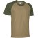 Camiseta bicolor CAIMAN Valento Marron kamel/verde militar